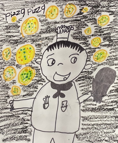 小厨师画简单又漂亮