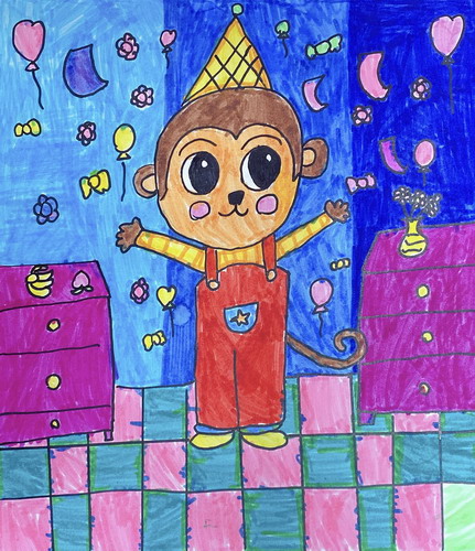 开心派对创意画