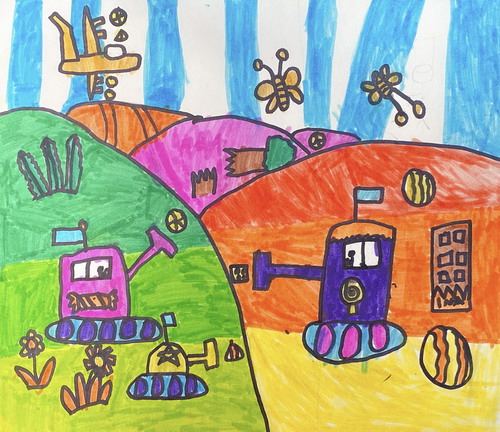 糖果坦克大战创意画