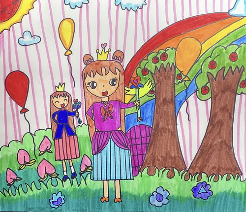 魔法女孩画画作品