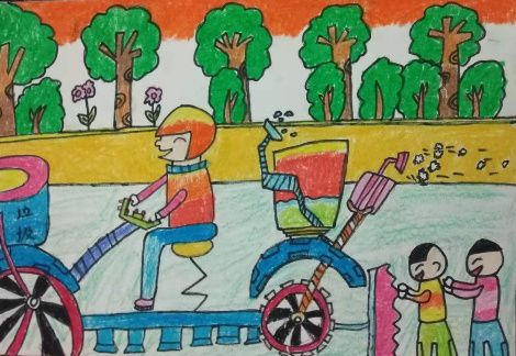 爱护家园绘画获奖作品