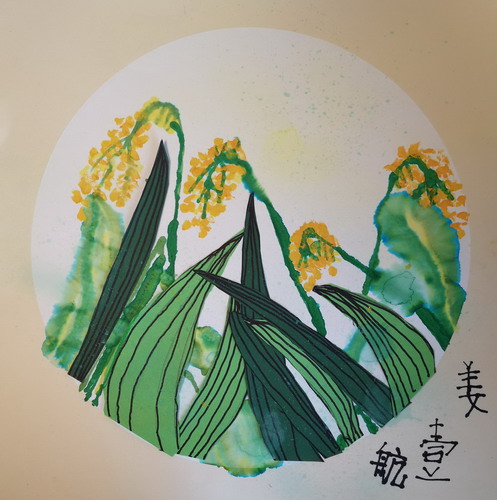 稻子熟了儿童画一等奖