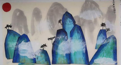 千里江山图绘画获奖作品