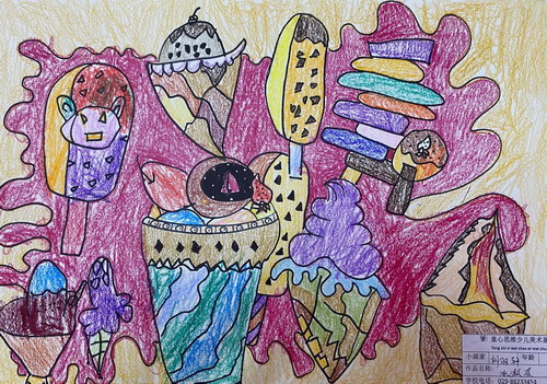 冰淇淋儿童绘画简单