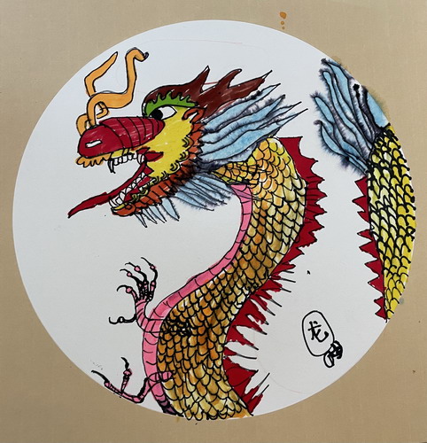 龙儿童画