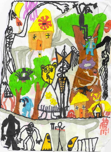 都市传说绘画图片