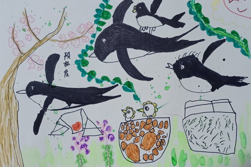 燕子来了绘画获奖作品