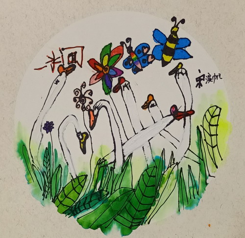 一水间儿童画创意