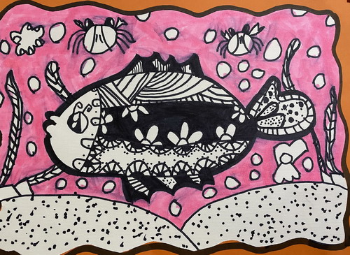 海洋一角画画简单