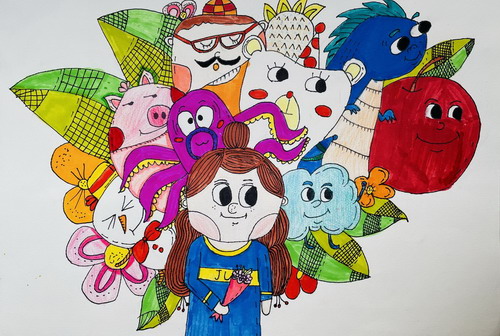 奇妙的世界画画简单