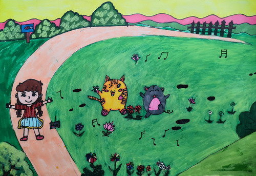 和我一起来跳舞画简单又漂亮