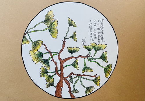 银杏绘画获奖作品