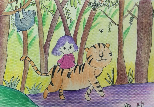 丛林绘画一等奖