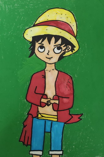 海贼王手绘画图片