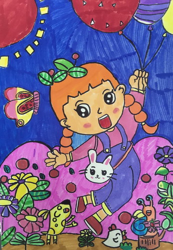 快乐童年创意画获奖