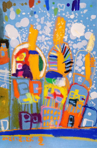 彩虹梦想乐园绘画一等奖