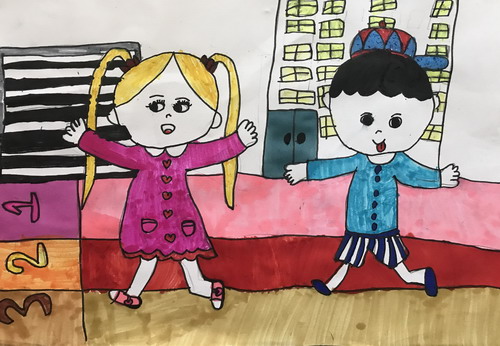 好朋友创意画一等奖