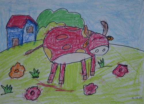 吃草的牛绘画获奖