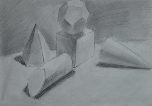 素描几何绘画获奖