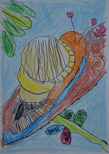 小蜗牛画画好看