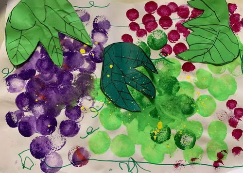 美味的葡萄创意画获奖