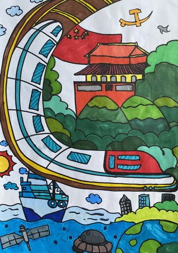 和平绘画一等奖