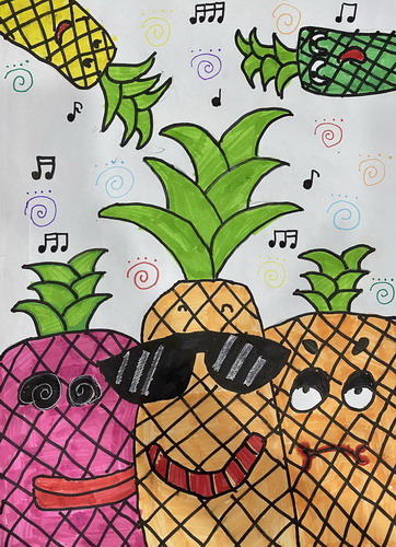 水果畅想曲创意画