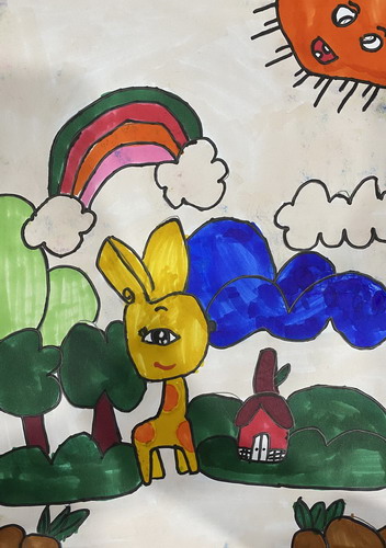 森林的精灵创意画获奖