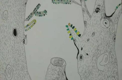 大树画简单好看