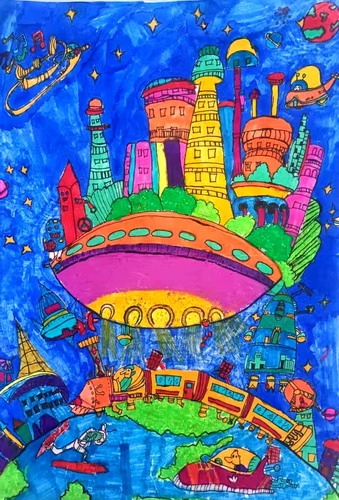 未来世界绘画获奖