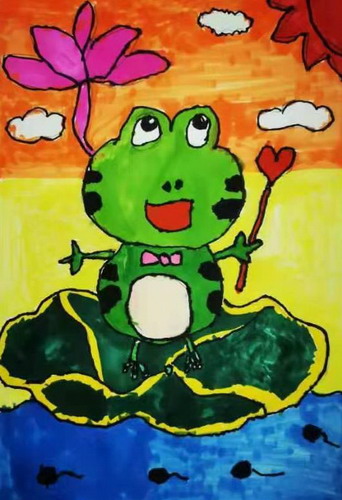 百年征程手绘画一等奖