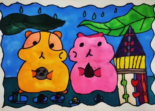 筑梦中华儿童绘画获奖