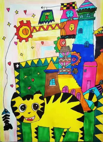 清凉一夏儿童画获奖