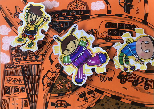 我心目中的未来城市儿童绘画一等奖