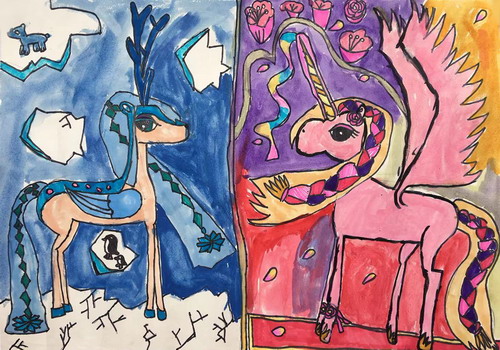 冰与火之歌手绘画一等奖