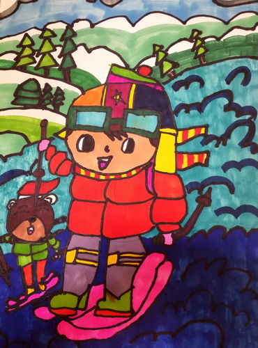 凤鸣九霄，丝路圆梦手绘画简单好看