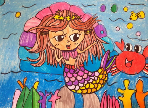 丝路盛世儿童画