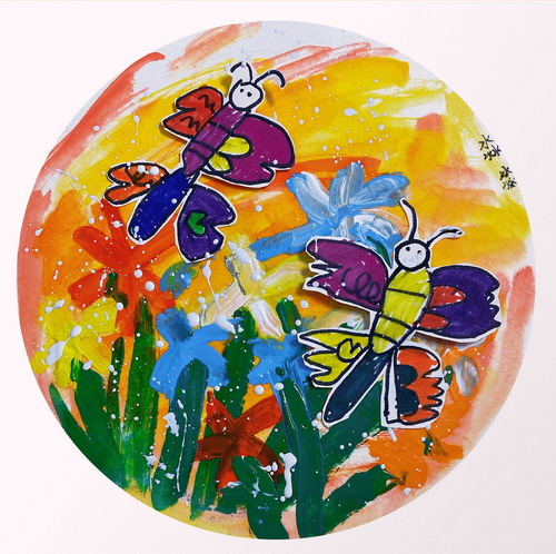 春来到手绘画一等奖