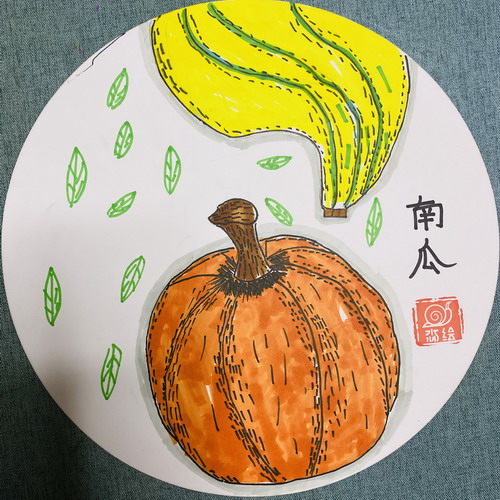 南瓜创意画获奖