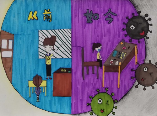 双面性画简单好看