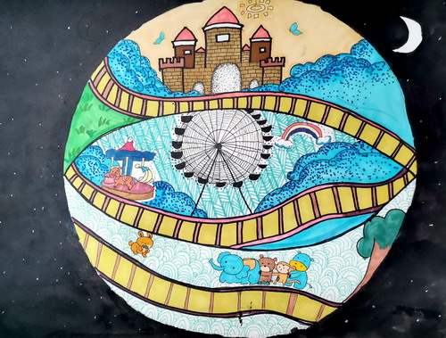 圆梦乐园画简单好看