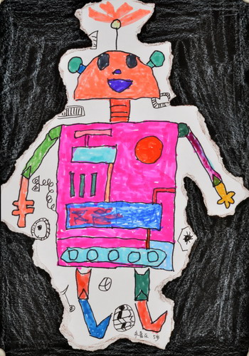 机器人儿童绘画获奖