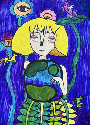 地球妈妈画简单好看