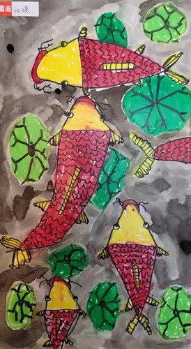 鲤鱼绘画获奖作品