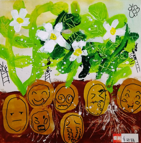 土豆儿童绘画获奖