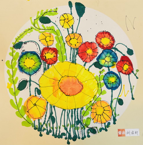 虞美人手绘画简单好看