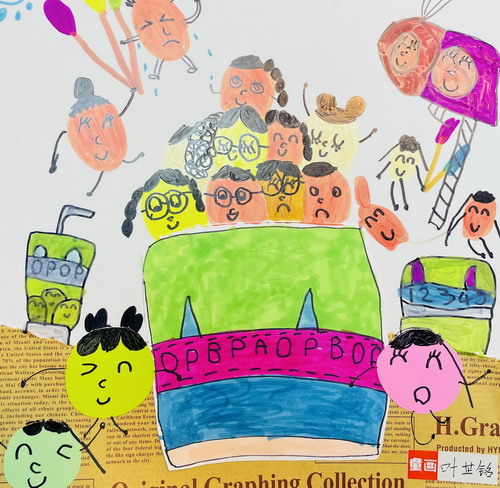 出逃的爆米花画画好看