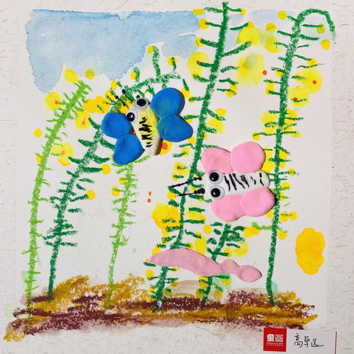 油菜花手绘画简单好看