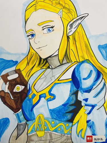 卡漫人物绘画获奖