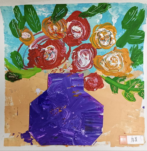 瓶花儿童绘画获奖